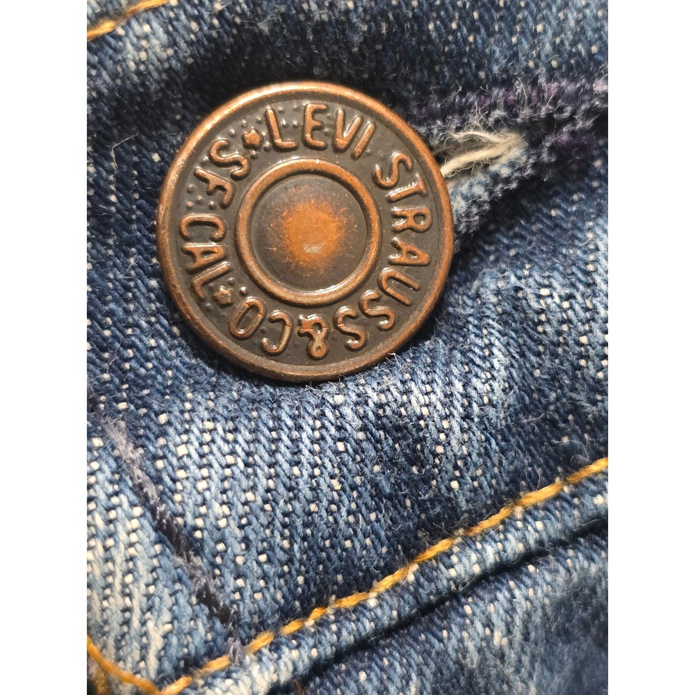 Vintage Levis 505 Orange Tab Jeans Men 31x30 Blue Denim Straight Leg Made in USA - Picture 7 of 13